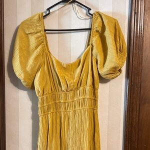 Max + Ash Mustard Yellow Dress